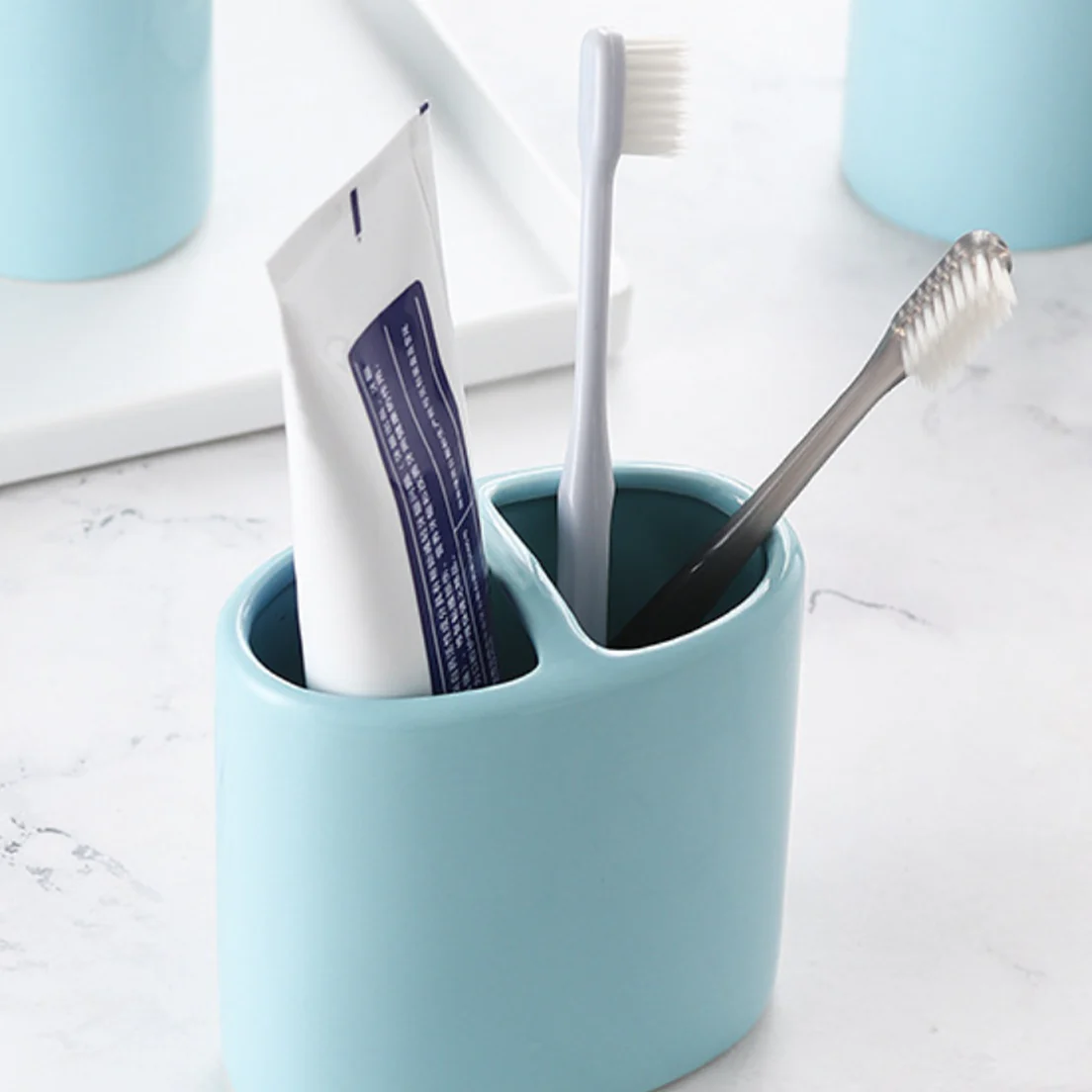 Blue Bathroom Set - Image 10