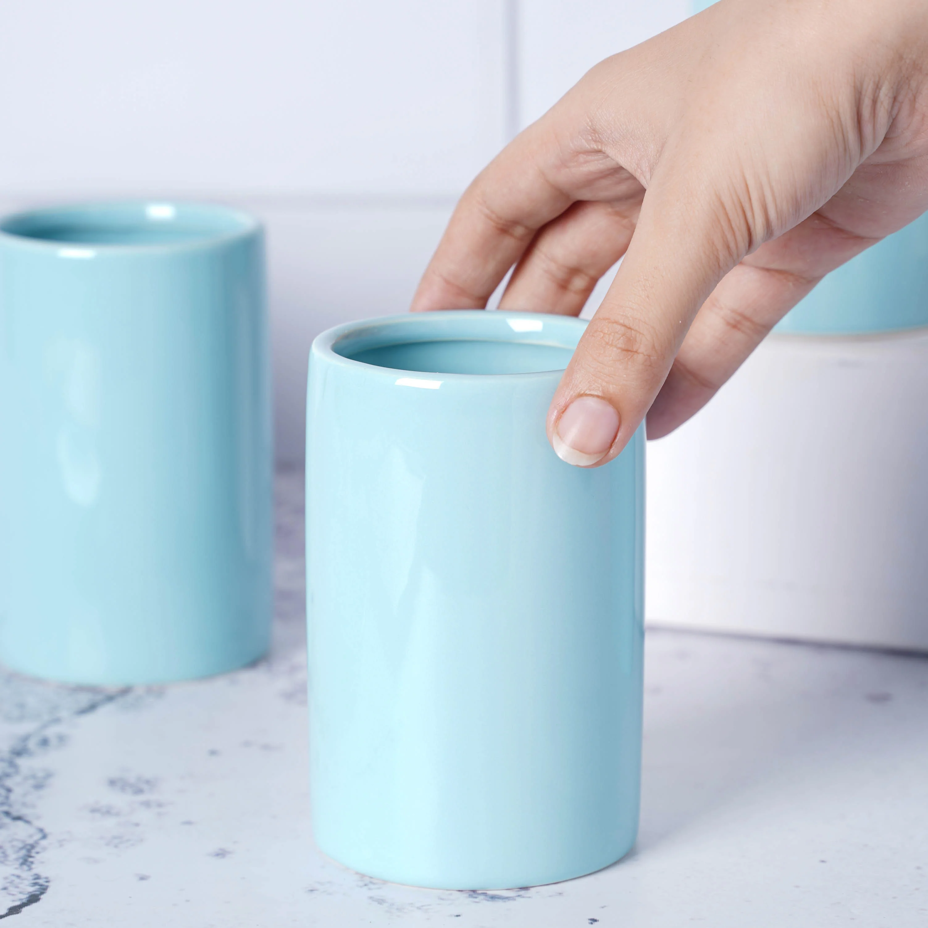 Blue Bathroom Set - Image 17