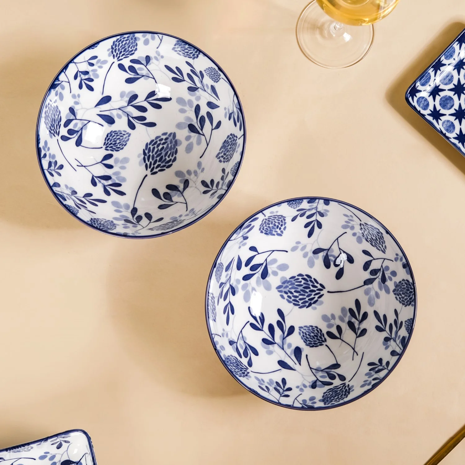 Blue Blossom Serving Bowl Set Of 2 1650ml - Image 7