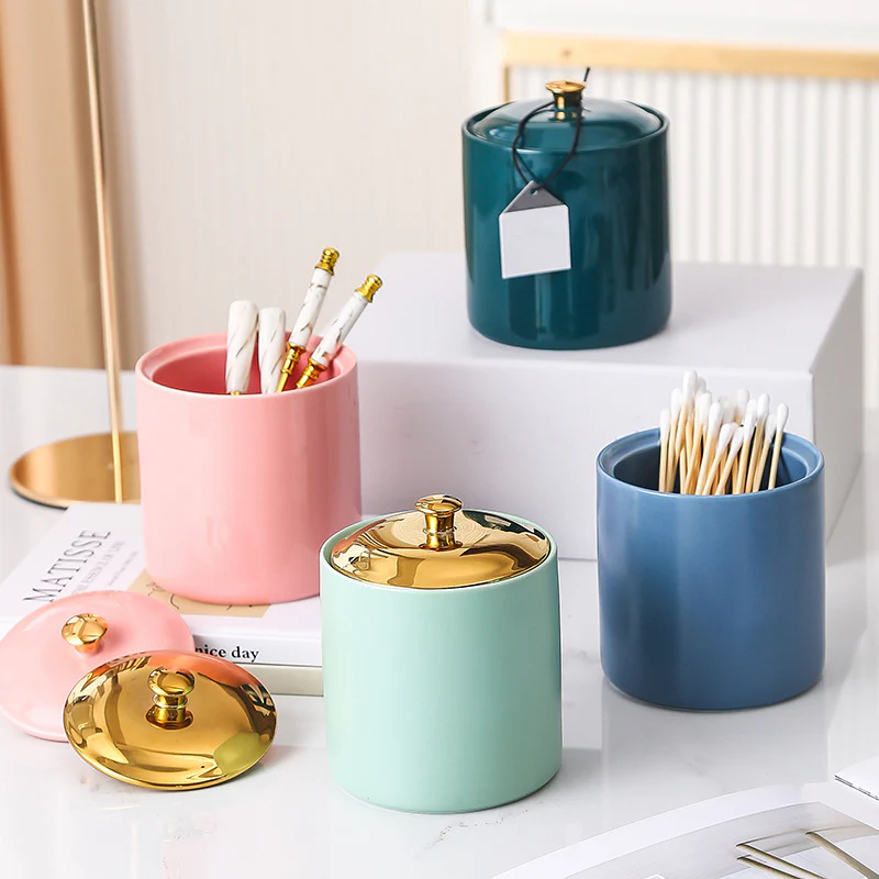 Blue Ceramic Container - Image 4