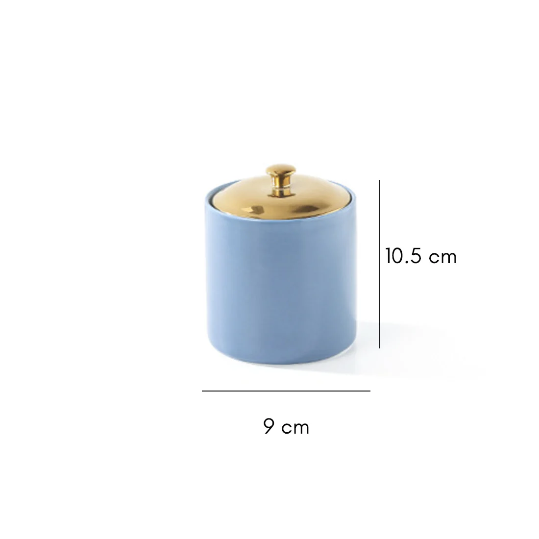 Blue Ceramic Container - Image 5