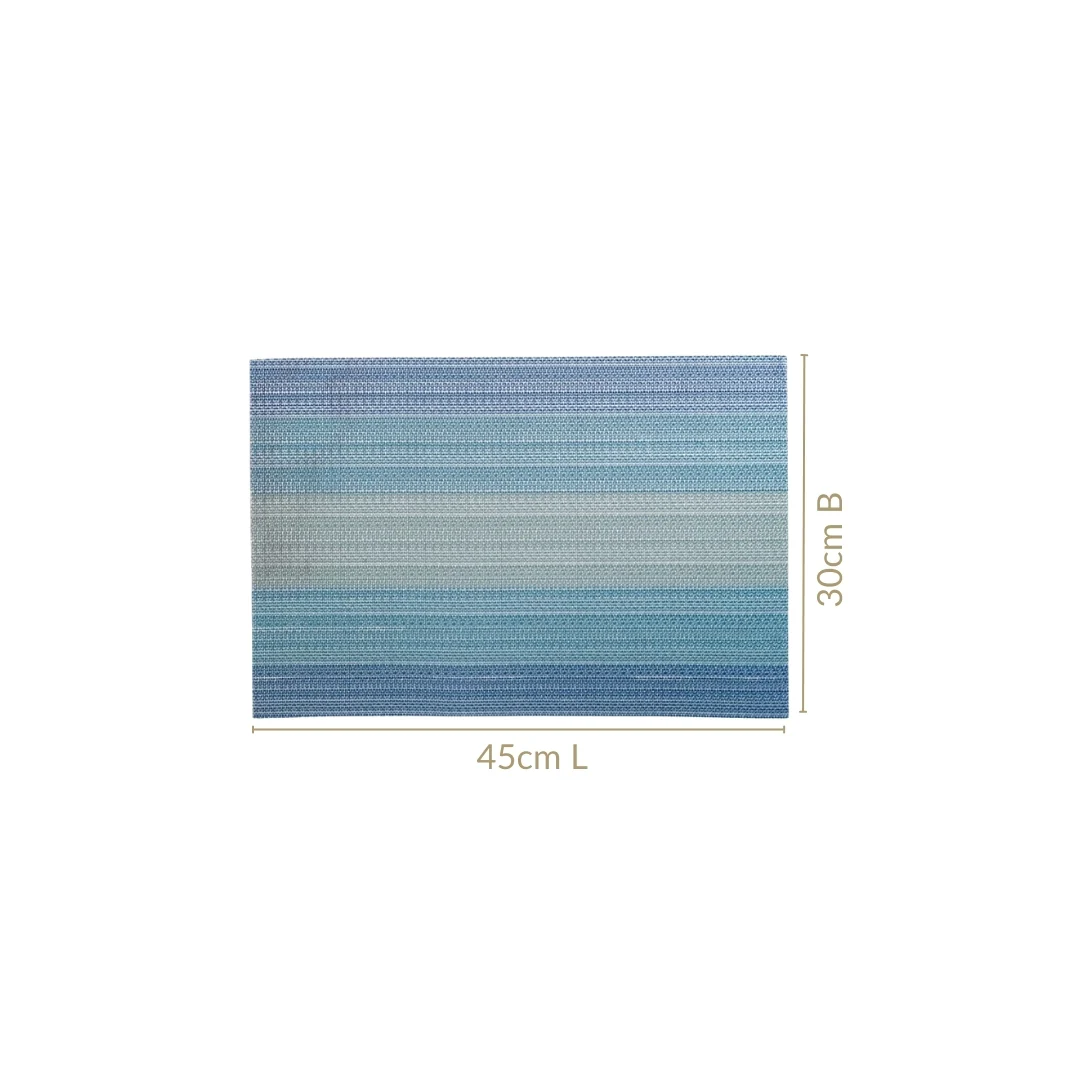Blue Hues Dining Table Mat Set Of 6 - Image 4