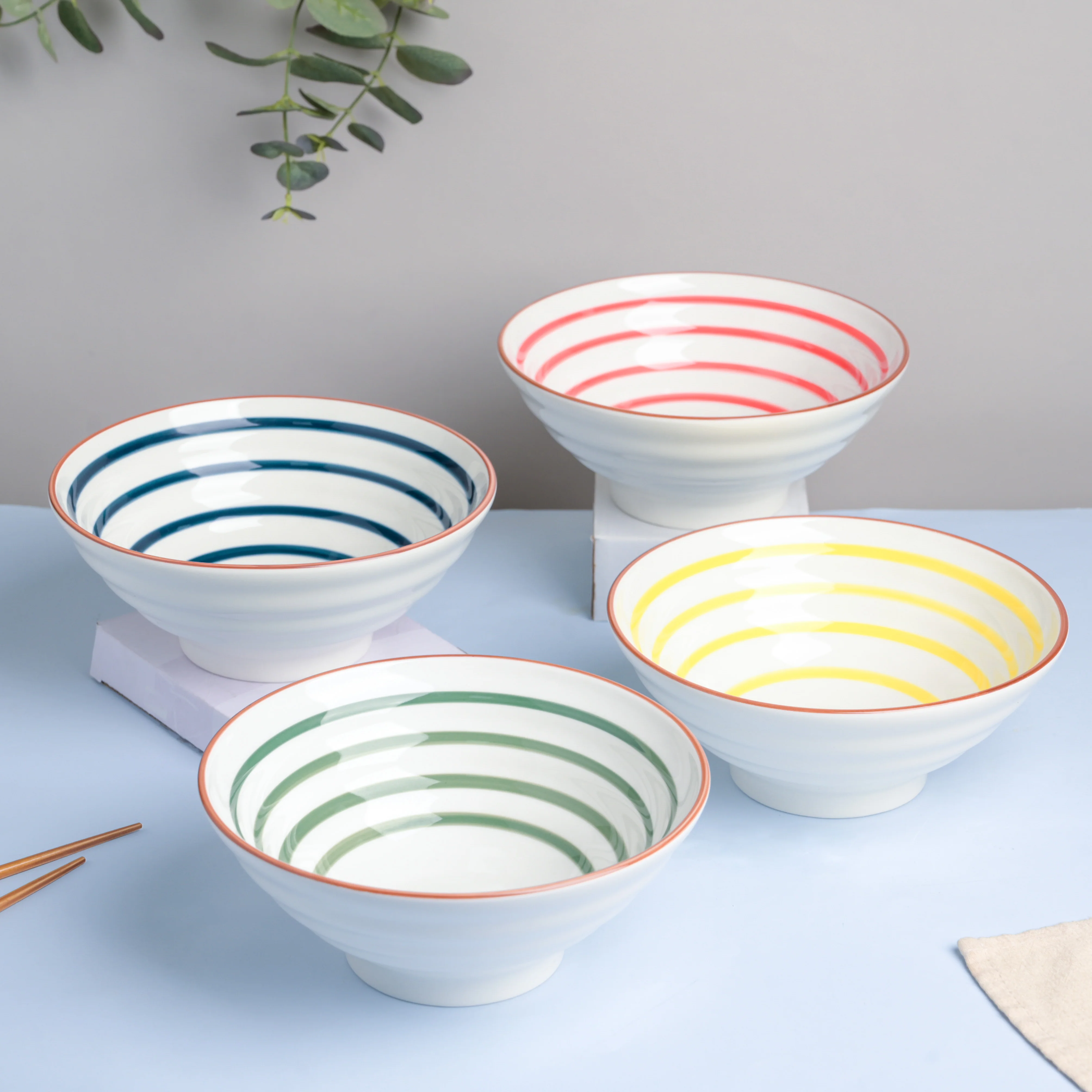 Blue Illusion Serving Bowl - Image 8