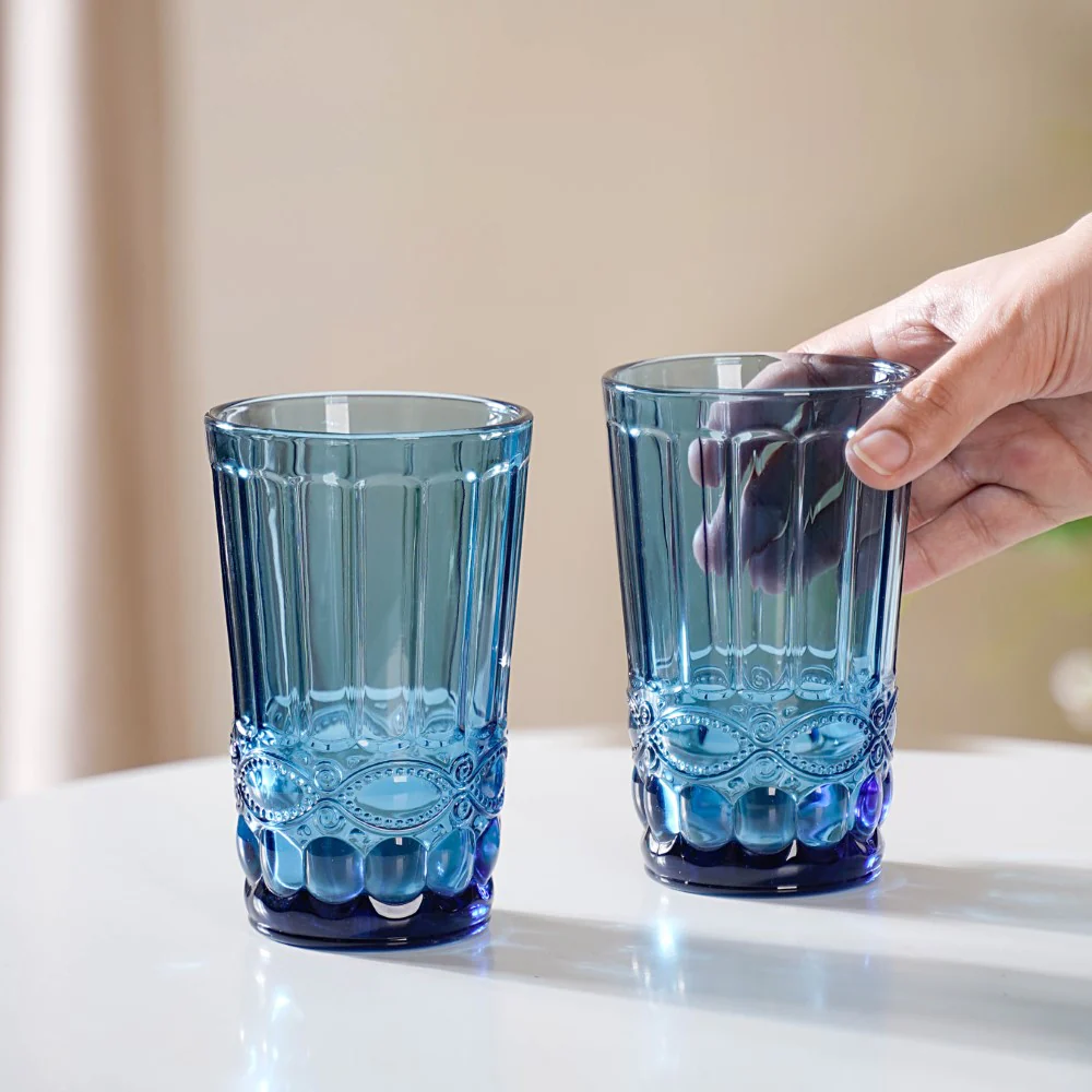 Blue Juice Glass Set of 4 - Image 3