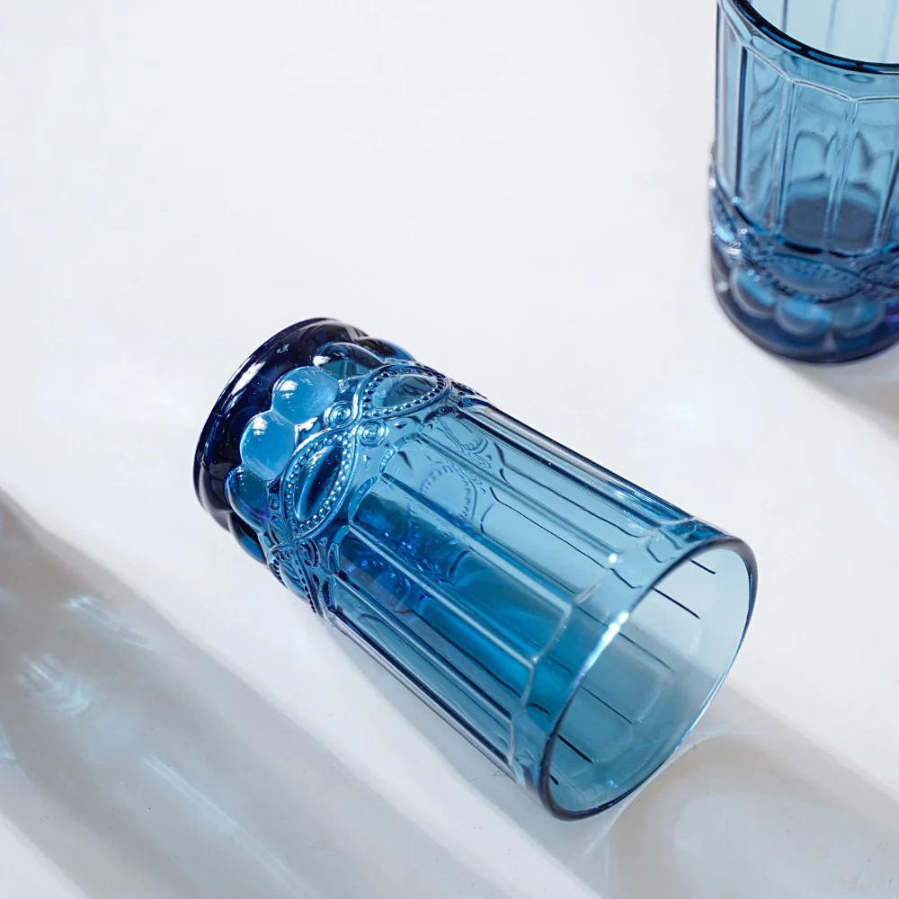 Blue Juice Glass Set of 4 - Image 5