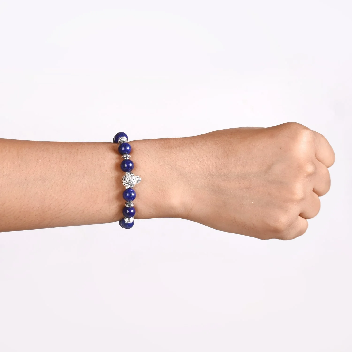 Blue Lapis Stone Cheetah Bracelet - Image 4