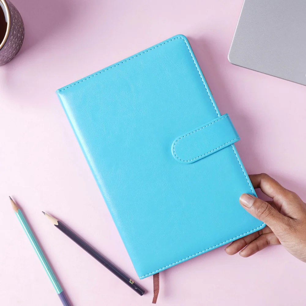 Blue Leather Journal - Image 3