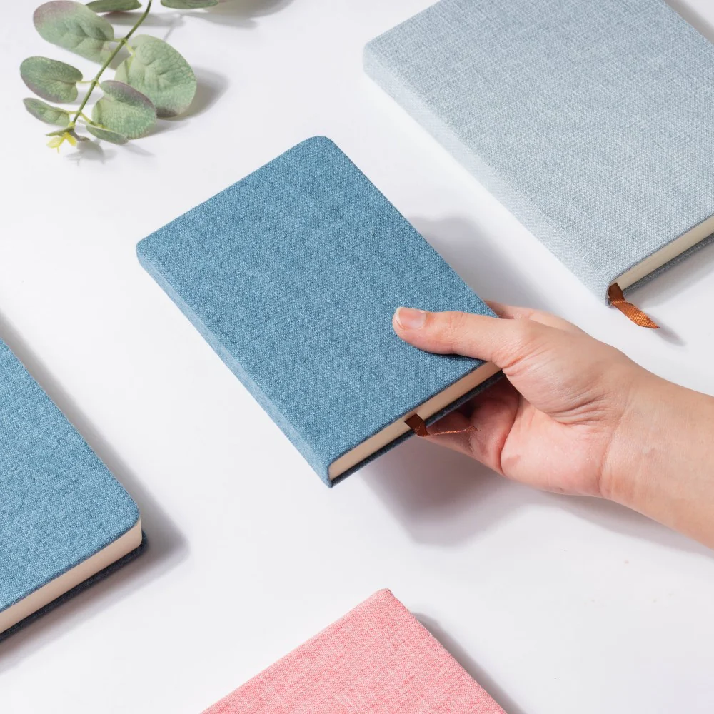 Blue Pocket Hardbound Notebook 128 Pages - Image 3