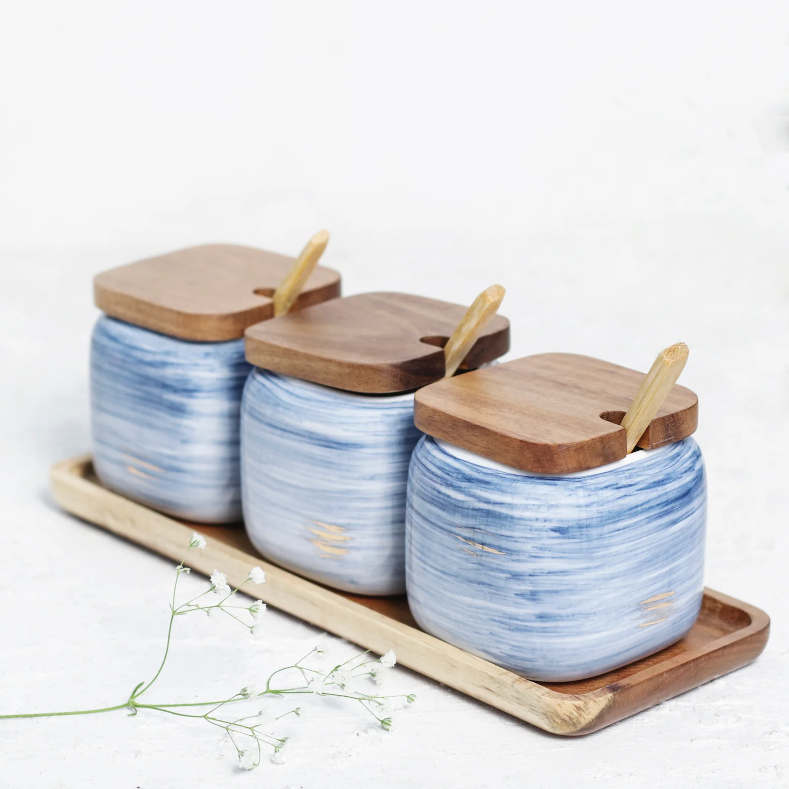 Blue Spice Jar Set - Image 2