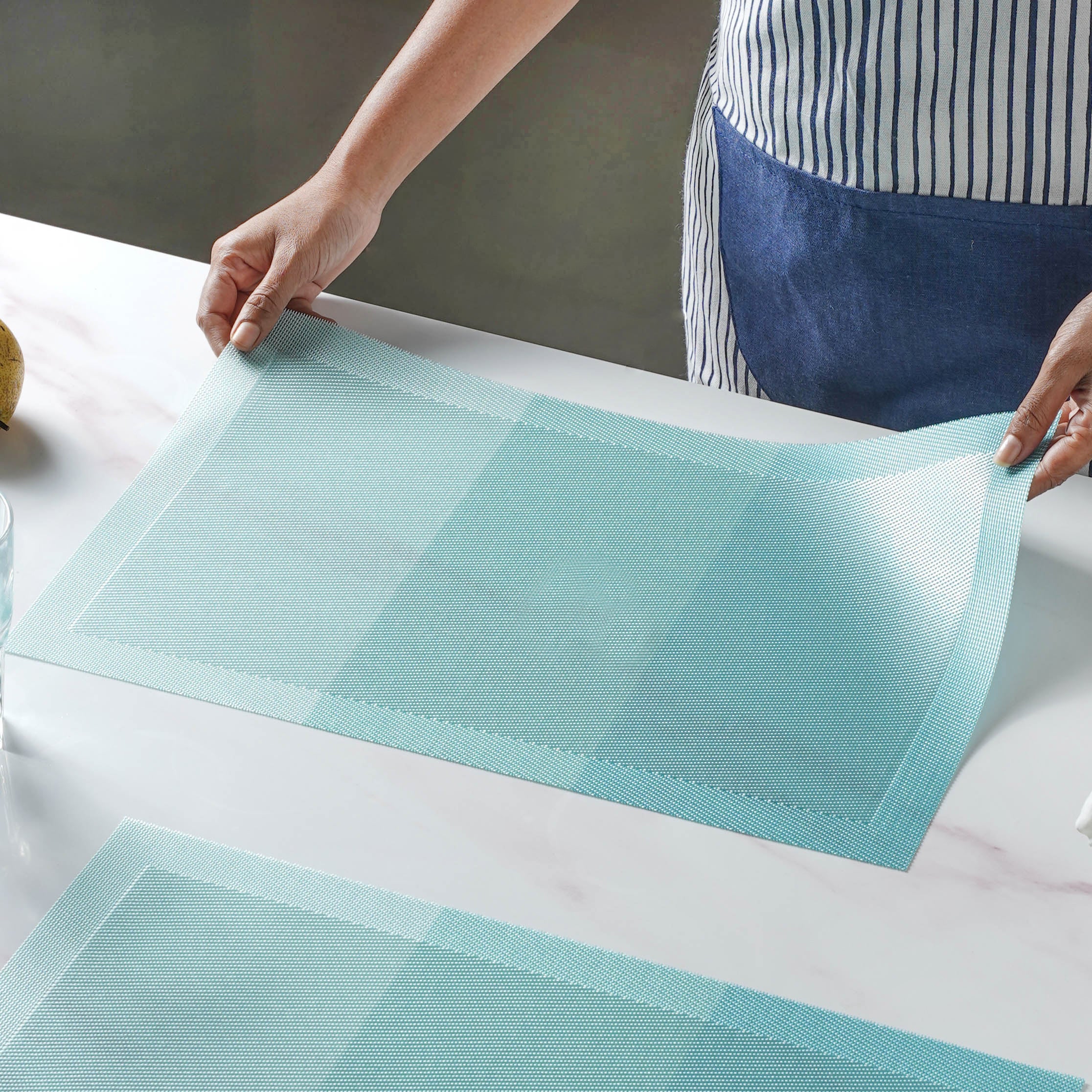 Blue Table Mat Set of 6 - Image 2