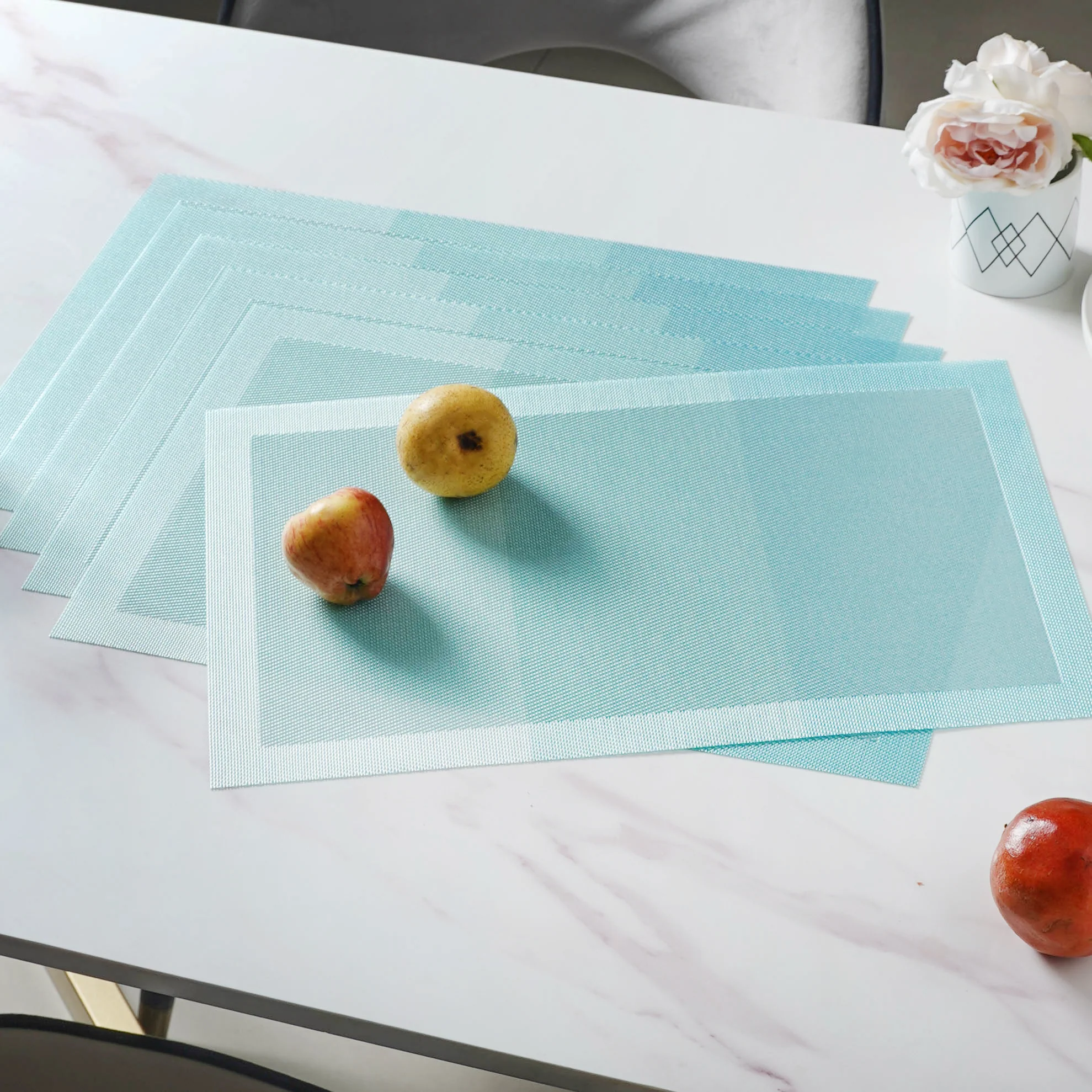 Blue Table Mat Set of 6 - Image 8