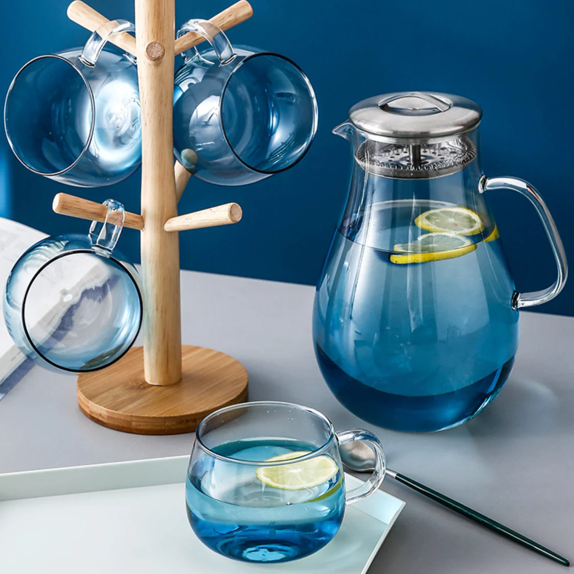 Blue Teapot Set - Image 5