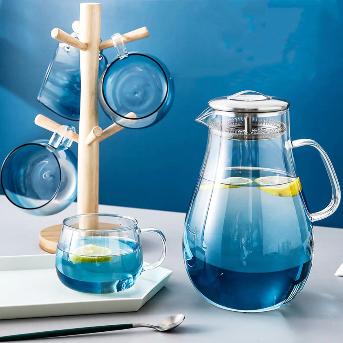 Blue Teapot Set - Image 8
