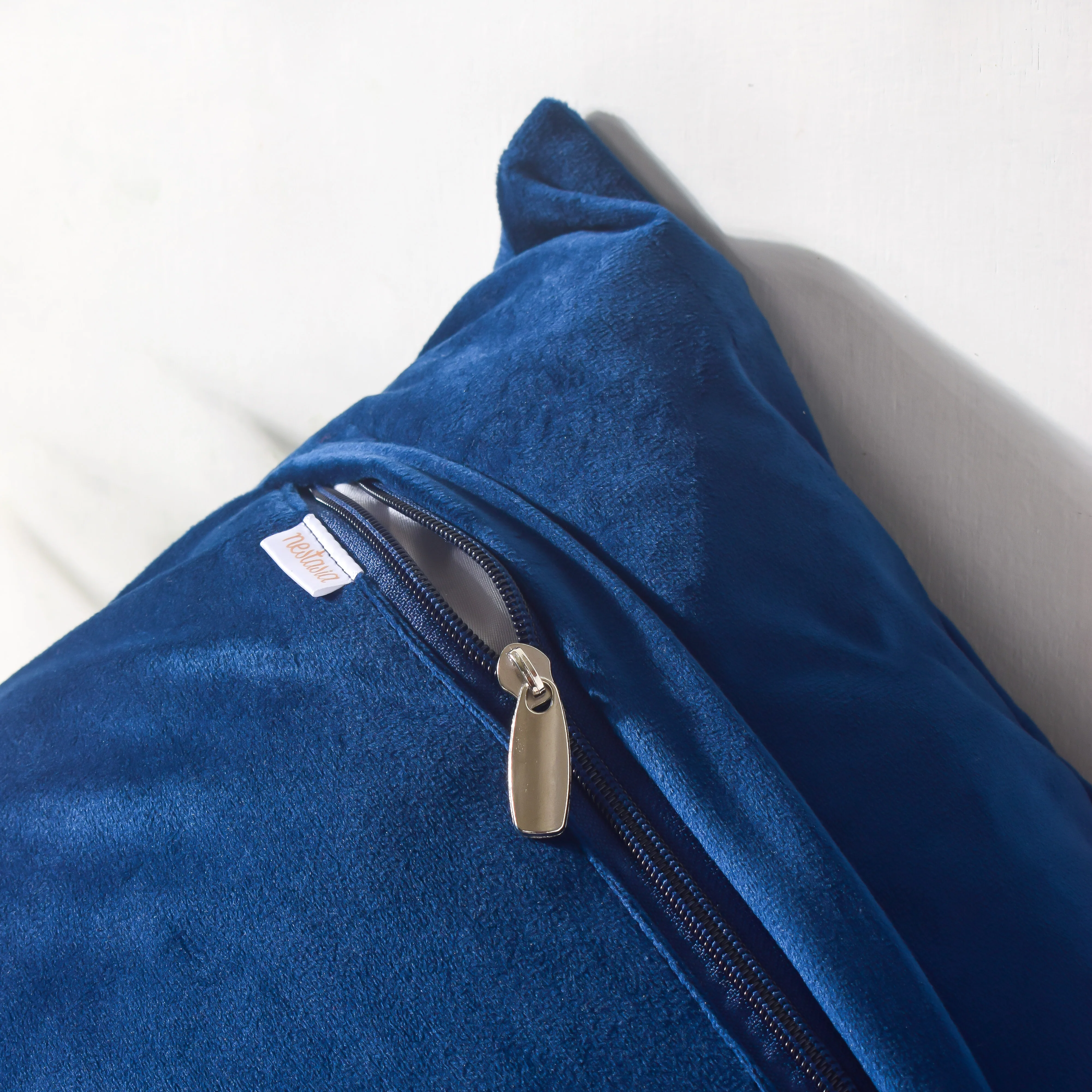 Blue Velvet Cushion Case 16 inch - Image 3