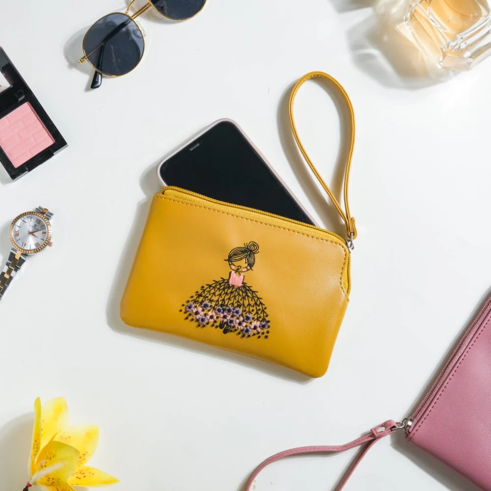 Blushing Ballerina Coin Purse Yellow - Image 8