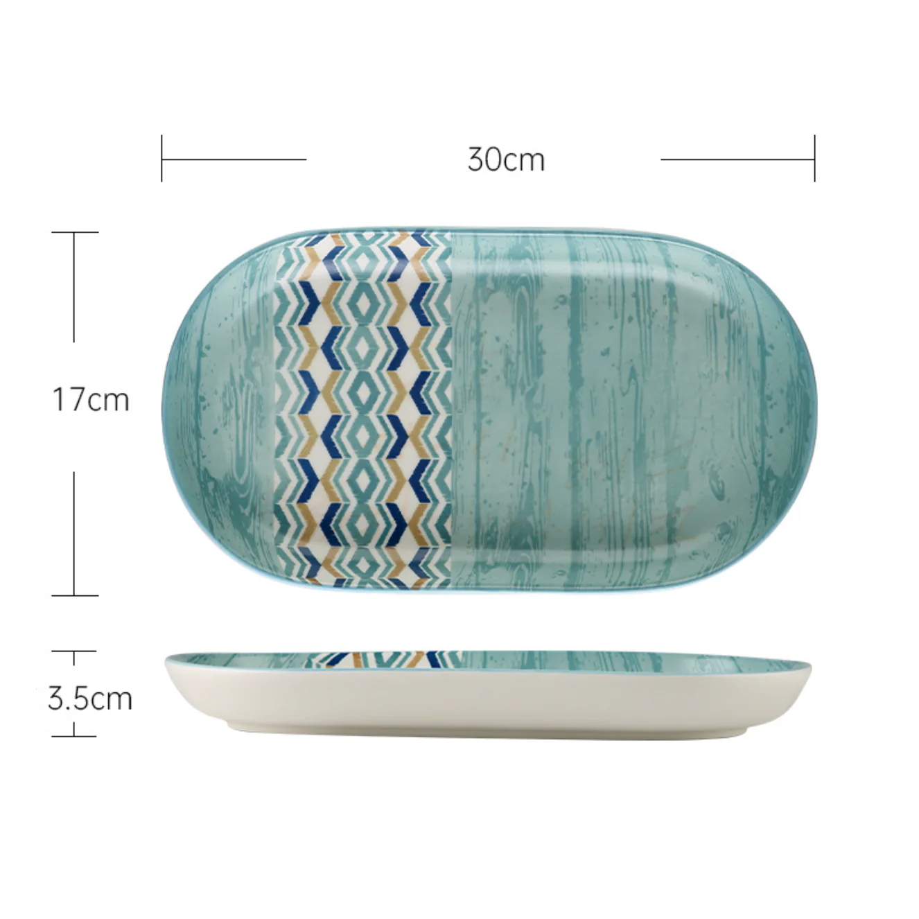 Bohemia Oval Plate - Image 10