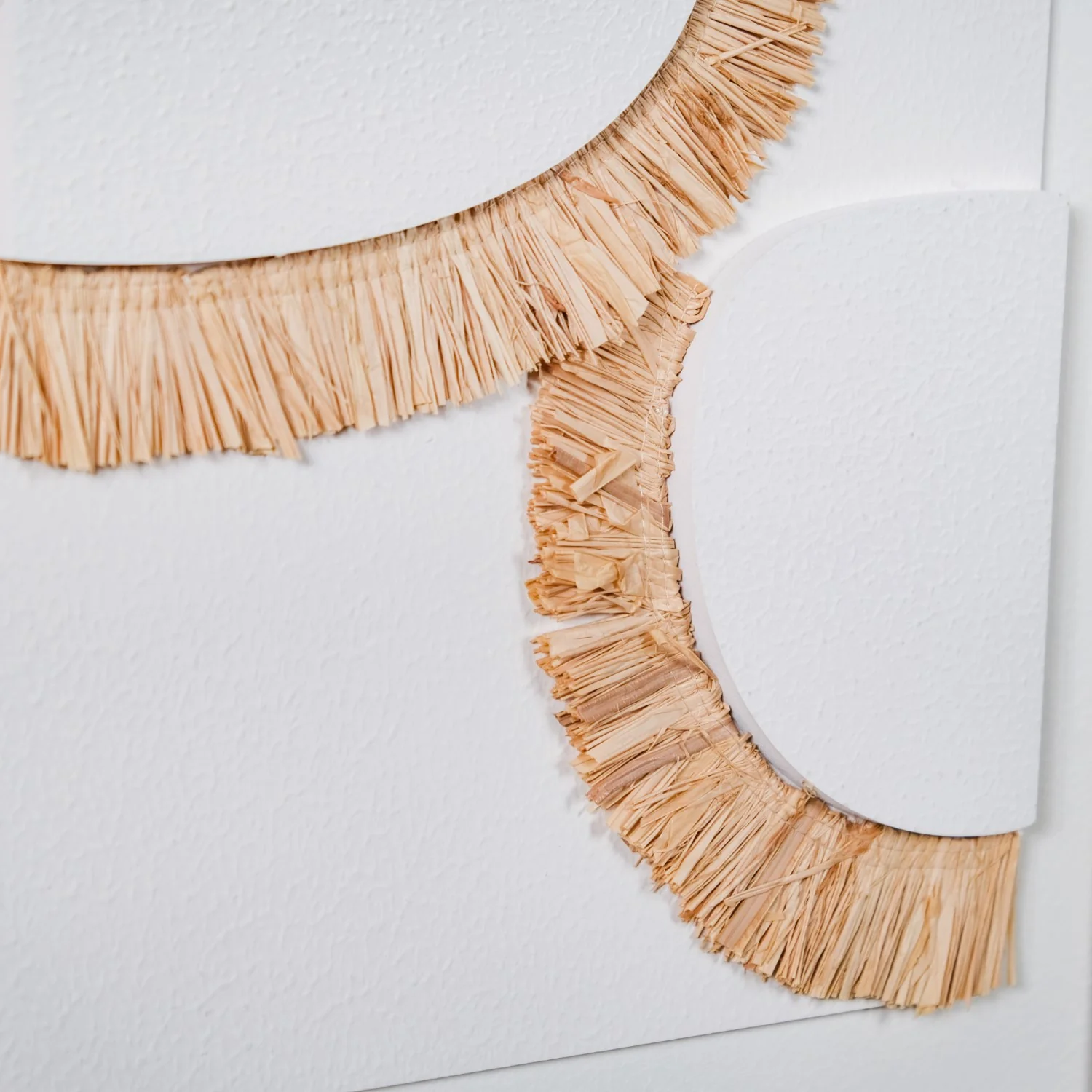 Boho Inspired 3D Raffia Wall Art With Frame 20x16 Inch - Image 6