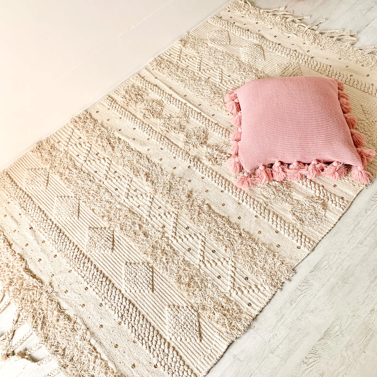 Boho White Rugs - Image 2