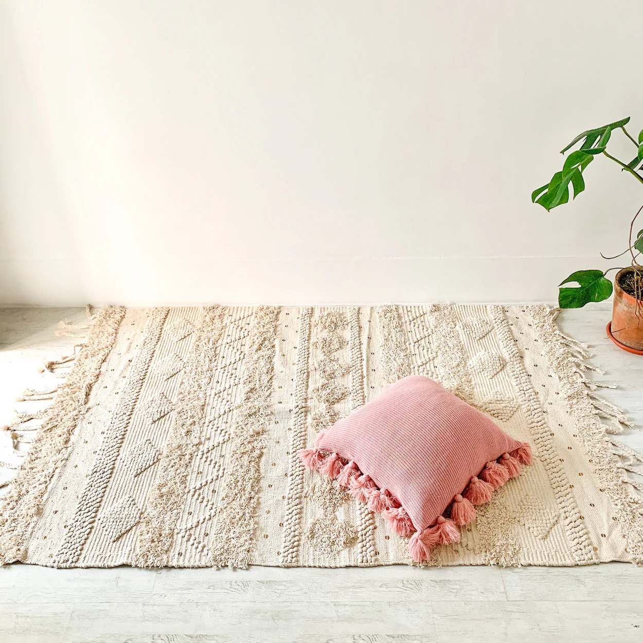 Boho White Rugs - Image 4