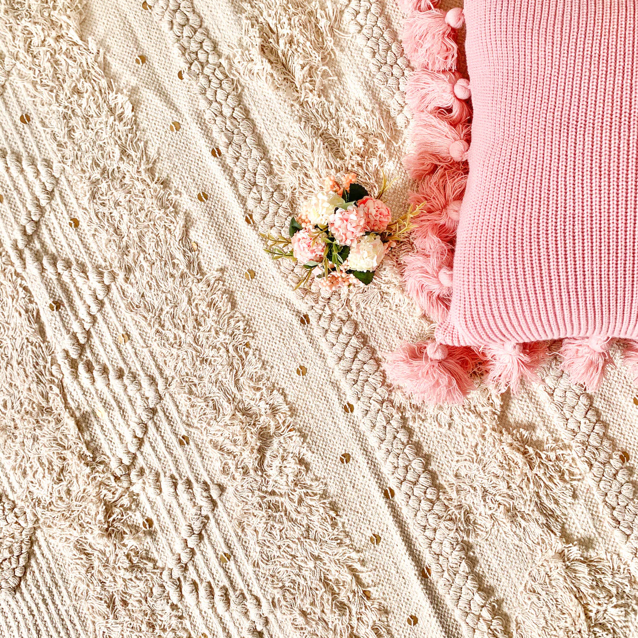 Boho White Rugs - Image 5