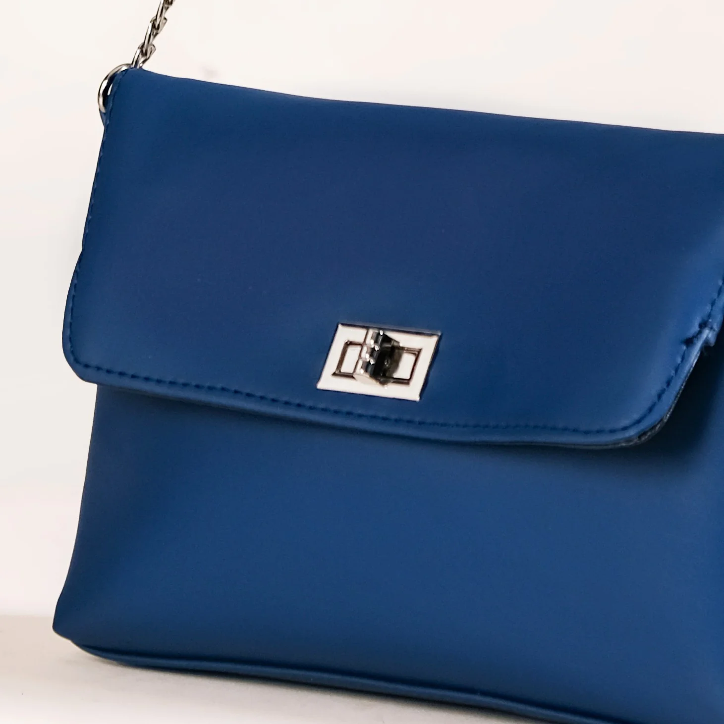Bold Blue Evening Handbag - Image 10