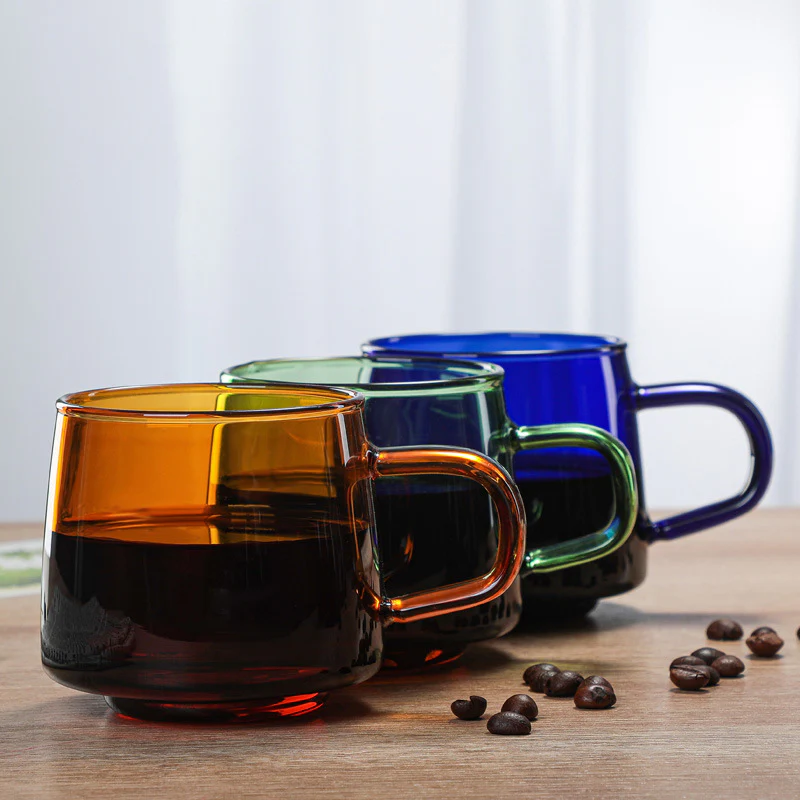 Borosilicate Glass Cup Blue - Image 6