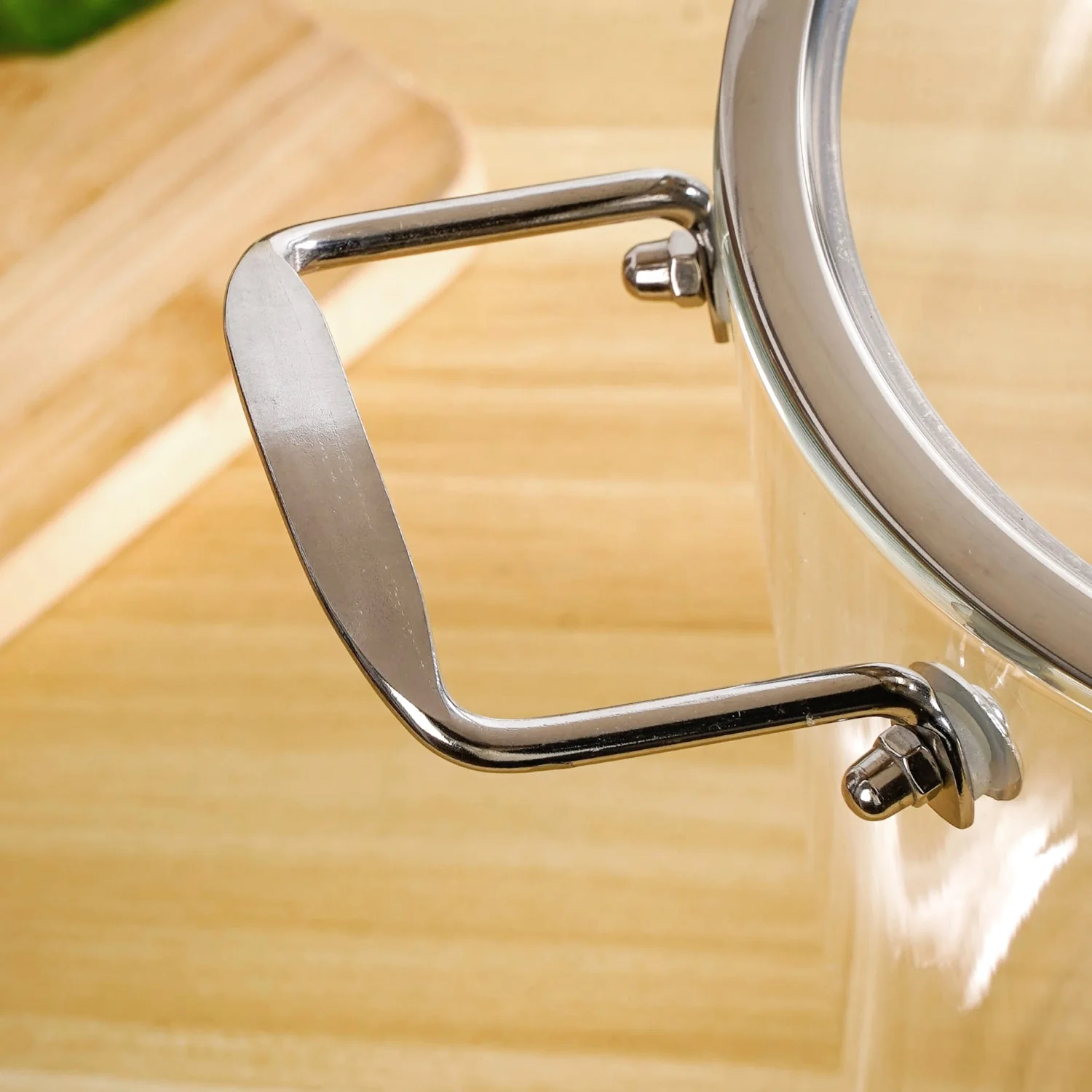 Borosilicate Pasta Cooking Pot With Metal Grip Large 4500ml - Image 7
