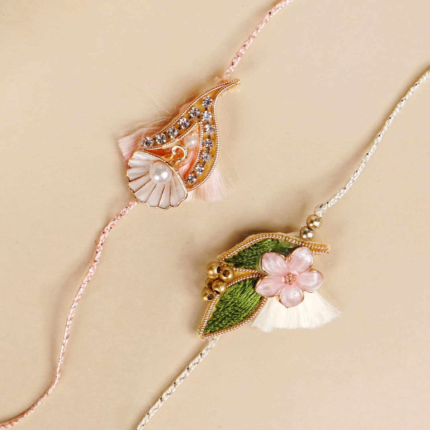 Garden of Love Rakhi Set Of 2 - Image 6