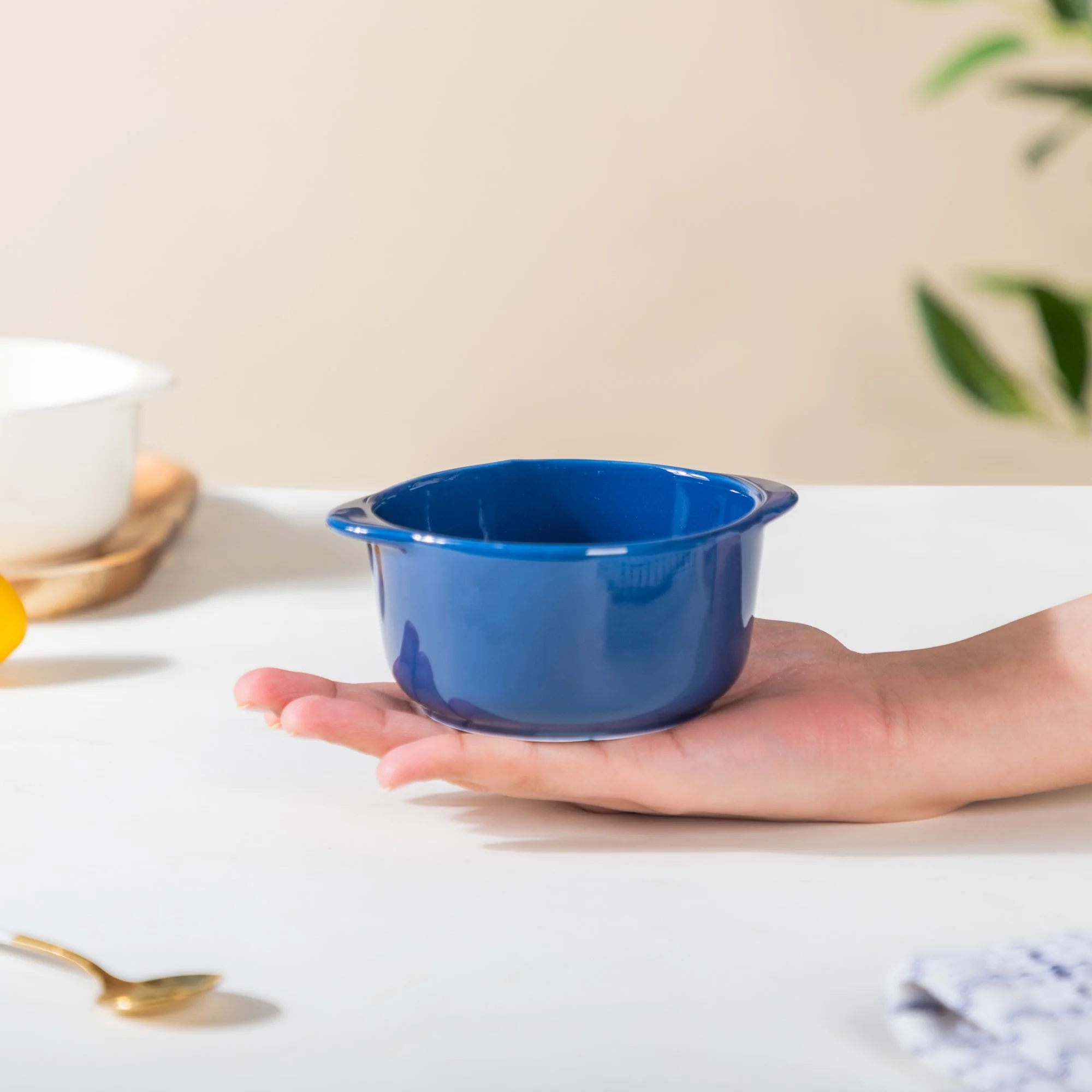 Bowl For Baking Blue Small 300ml - Image 4