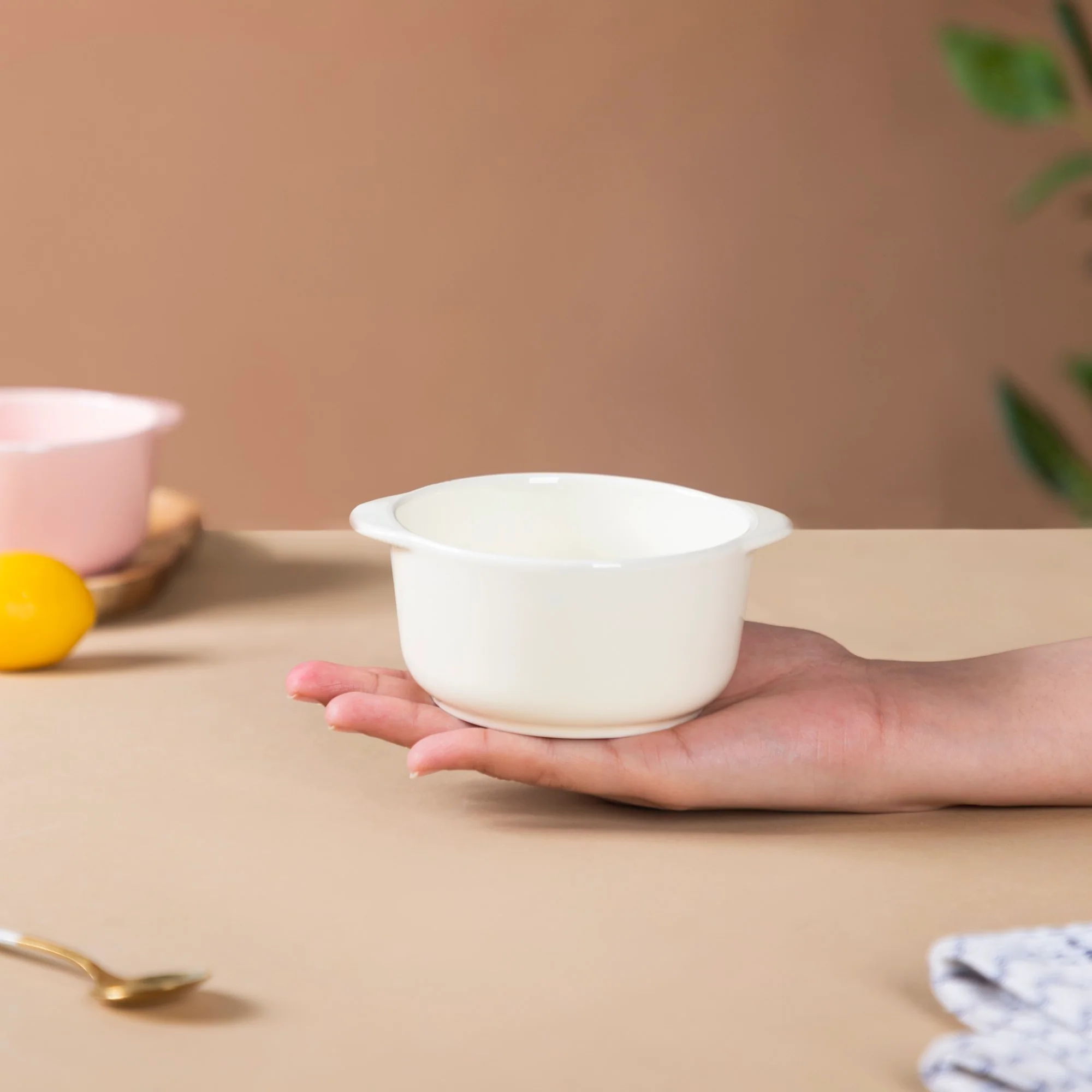 Bowl For Baking White Small 300ml - Image 2