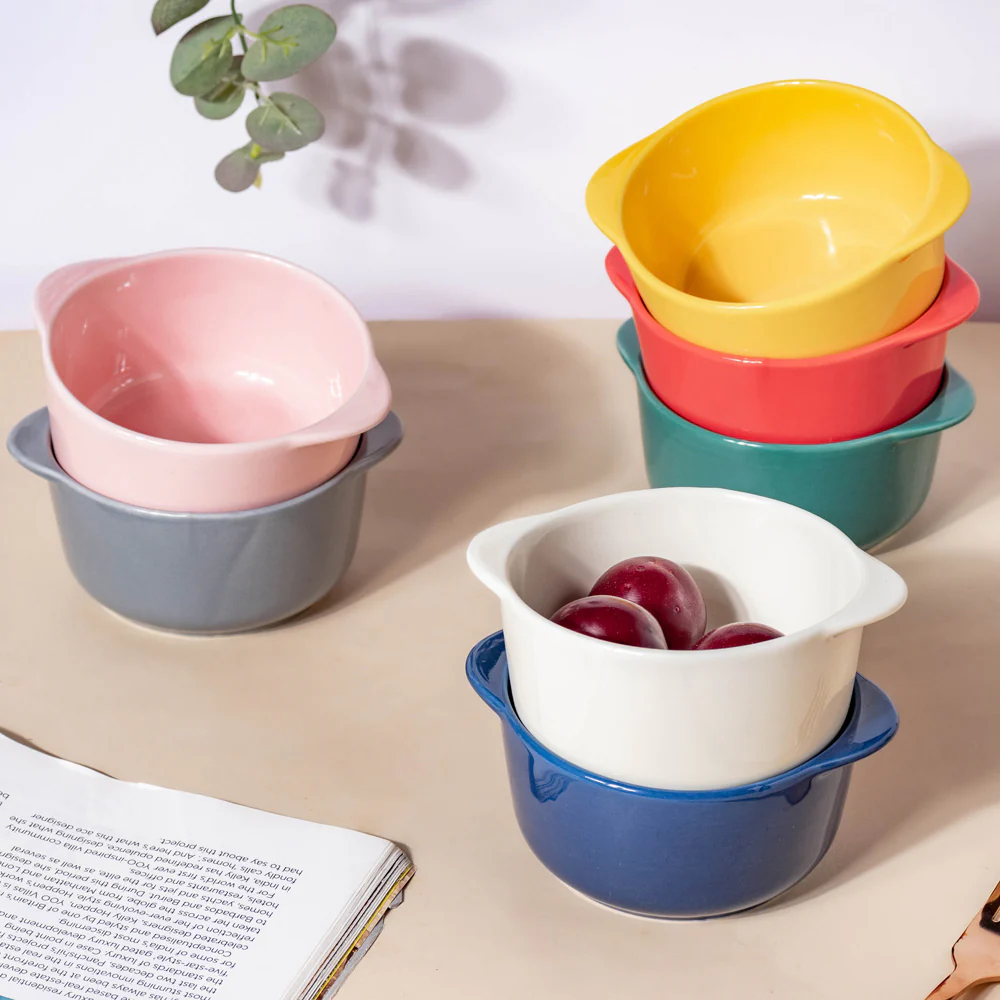 Bowl For Baking White Small 300ml - Image 8