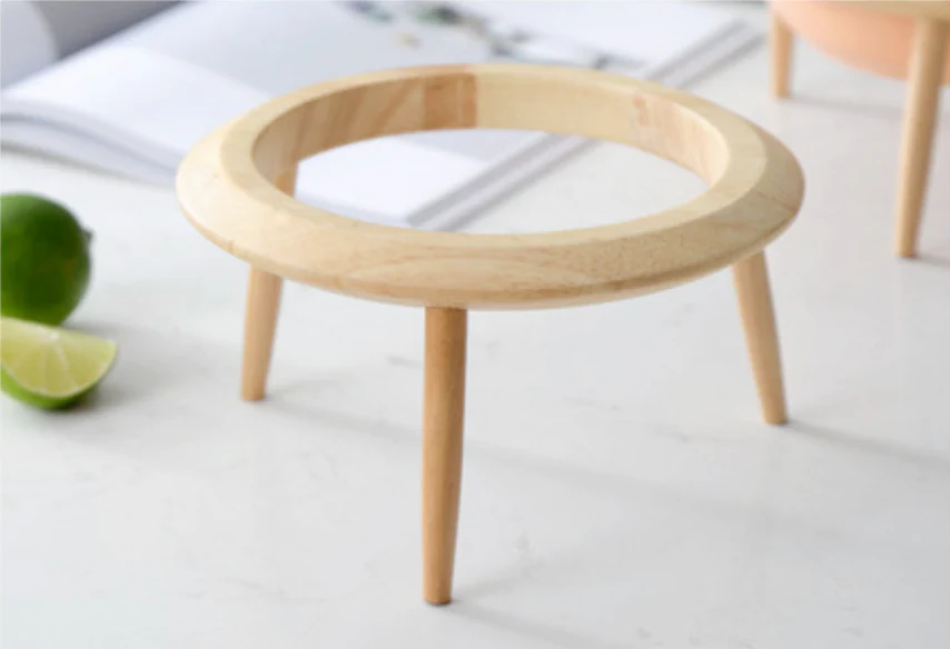 Bowl with Stand Orange - Image 3