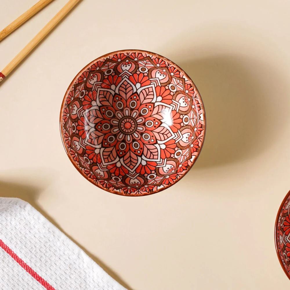 Bowls with Chopsticks Set of 6 - Image 3