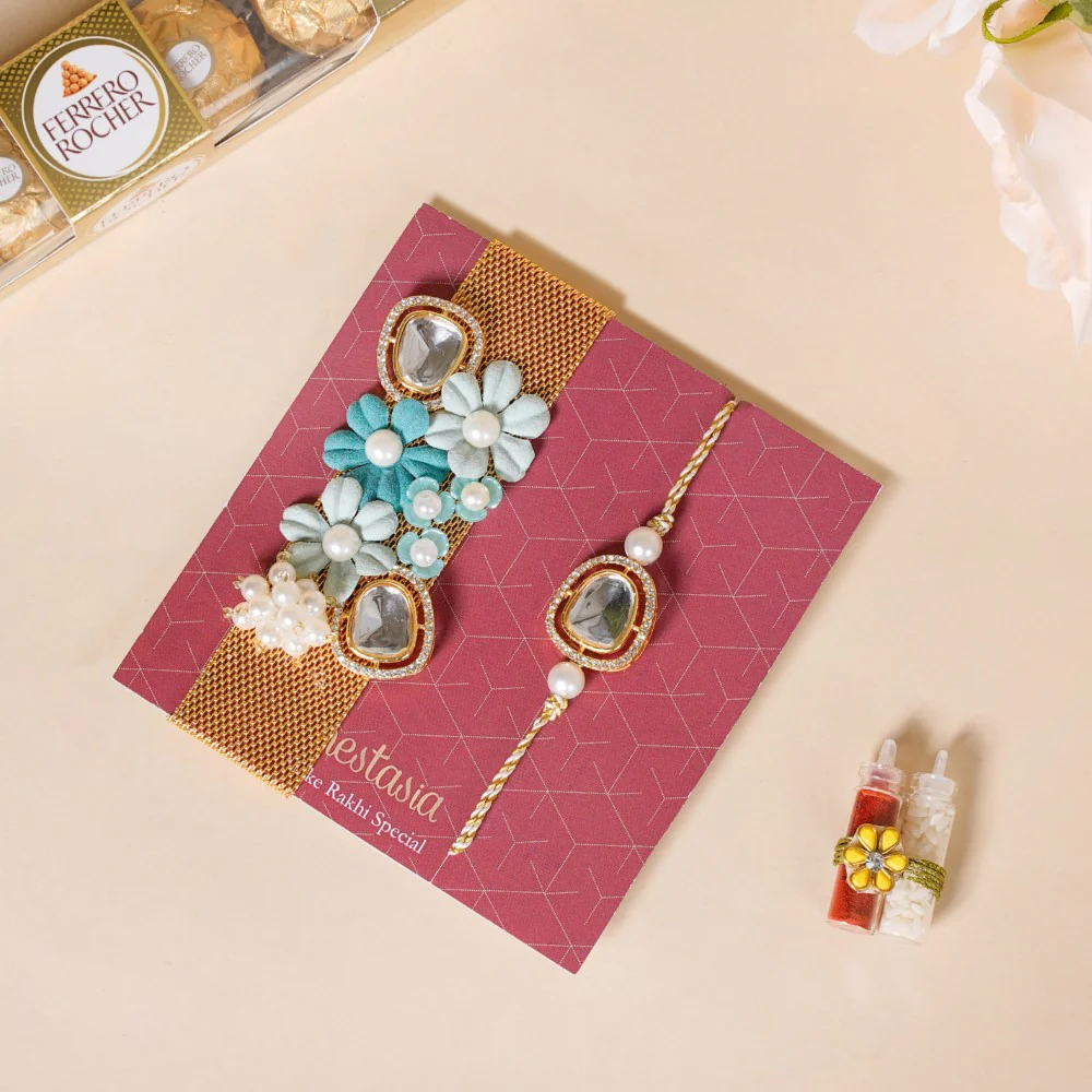 Bracelet Rakhi Gift Set Of 3 - Image 2