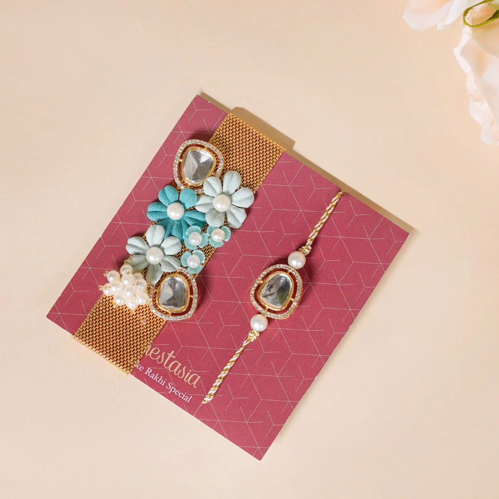 Bracelet Rakhi Gift Set Of 3 - Image 7