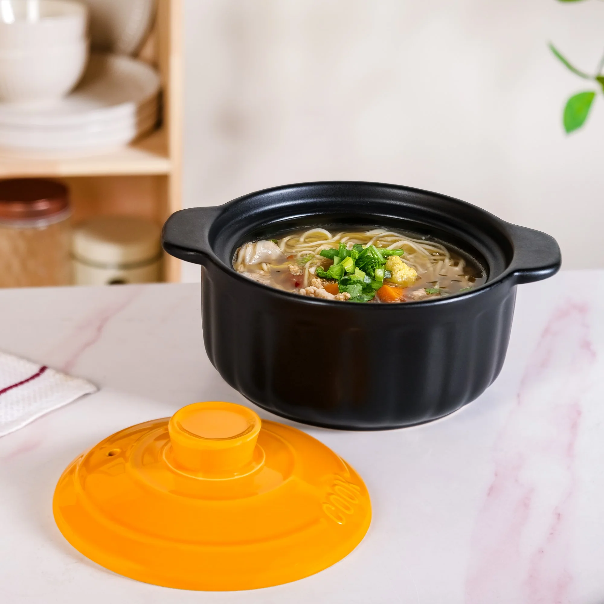 Braising Clay Cookpot 2200ml - Image 9