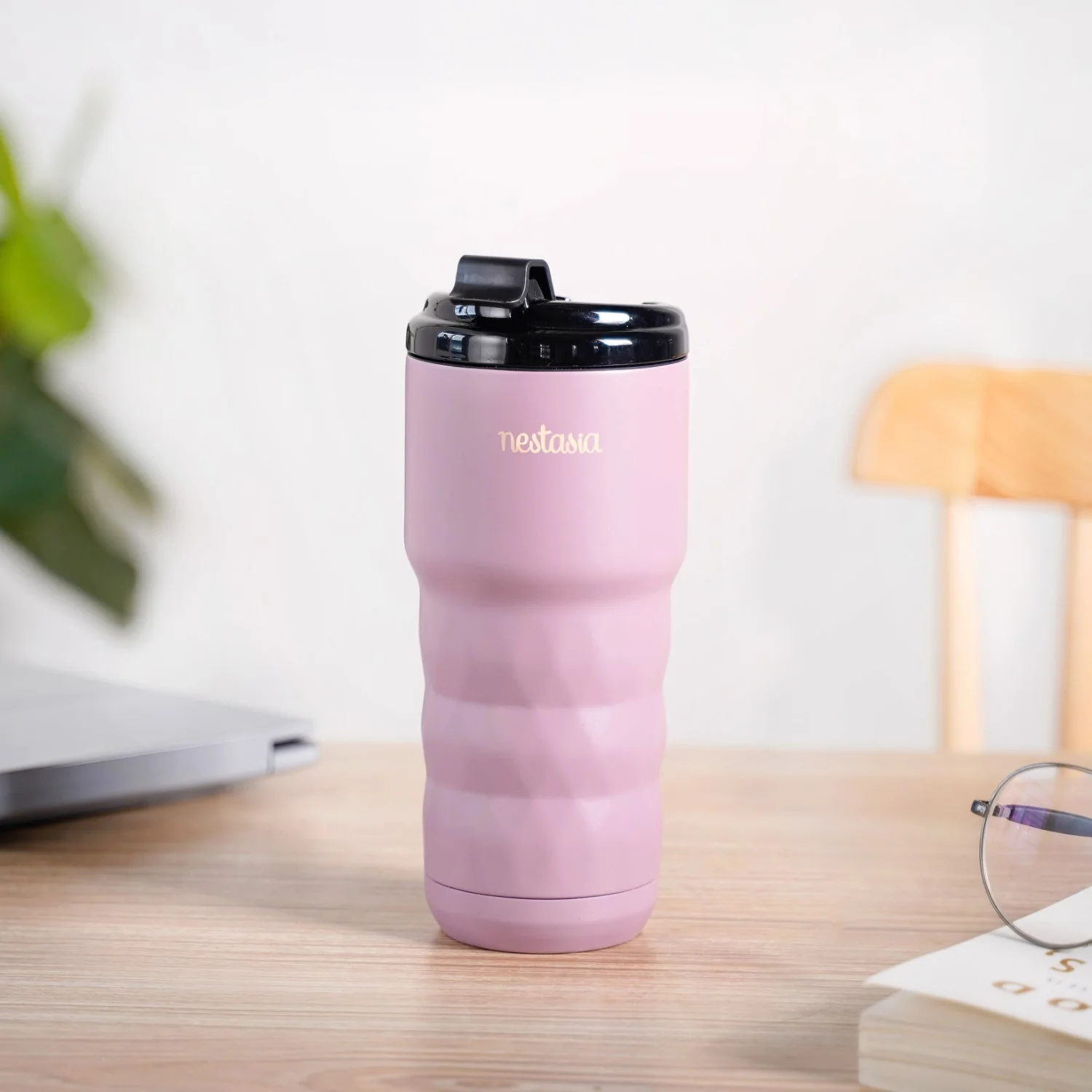 Brewster Grande Leakproof Travel Flask Wistful Mauve 590ml