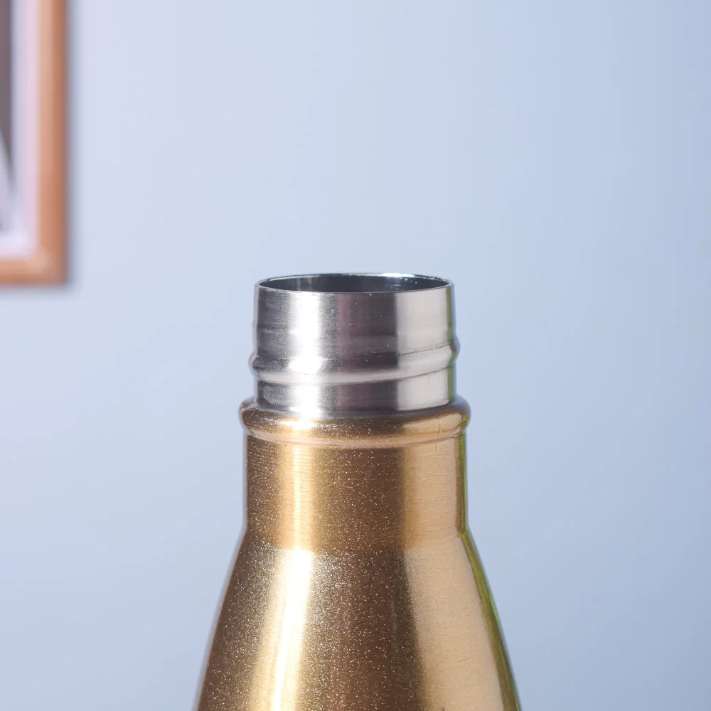 Stainless Steel Water Bottle Gold 1000ml - Image 4