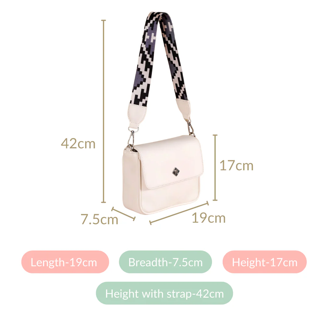 Brio Classic Confidence Shoulder Bag White - Image 5