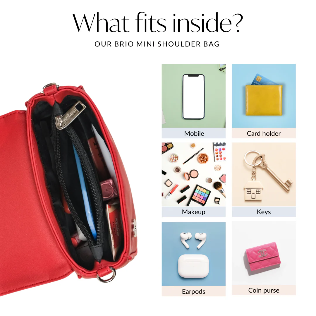 Brio Saucy Sport Shoulder Bag Red - Image 7
