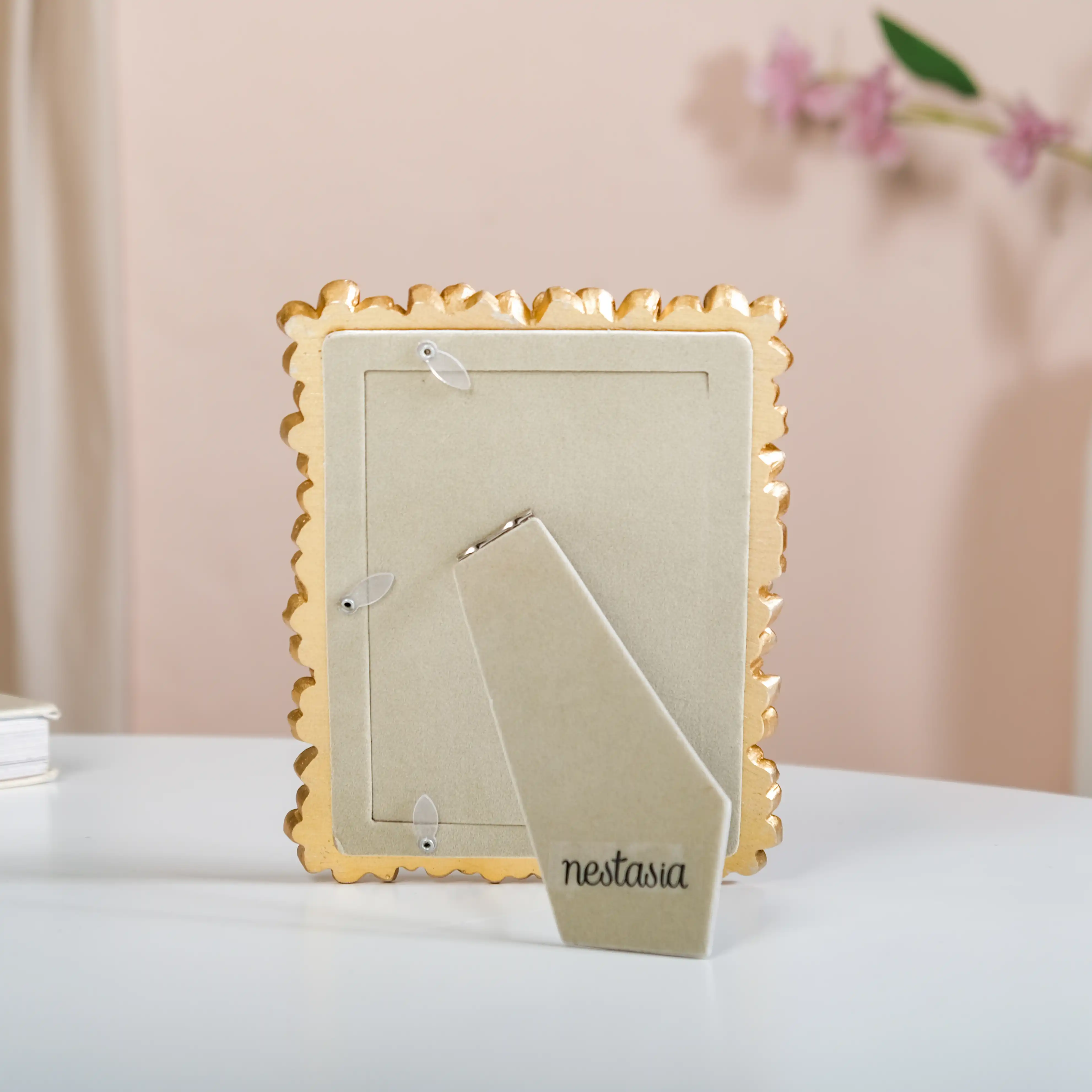 Bronze Floral Family Photo Frame Small 8"x7" - Image 12