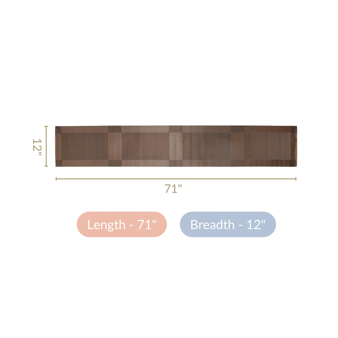 Brown Dining Table Runner - Image 6