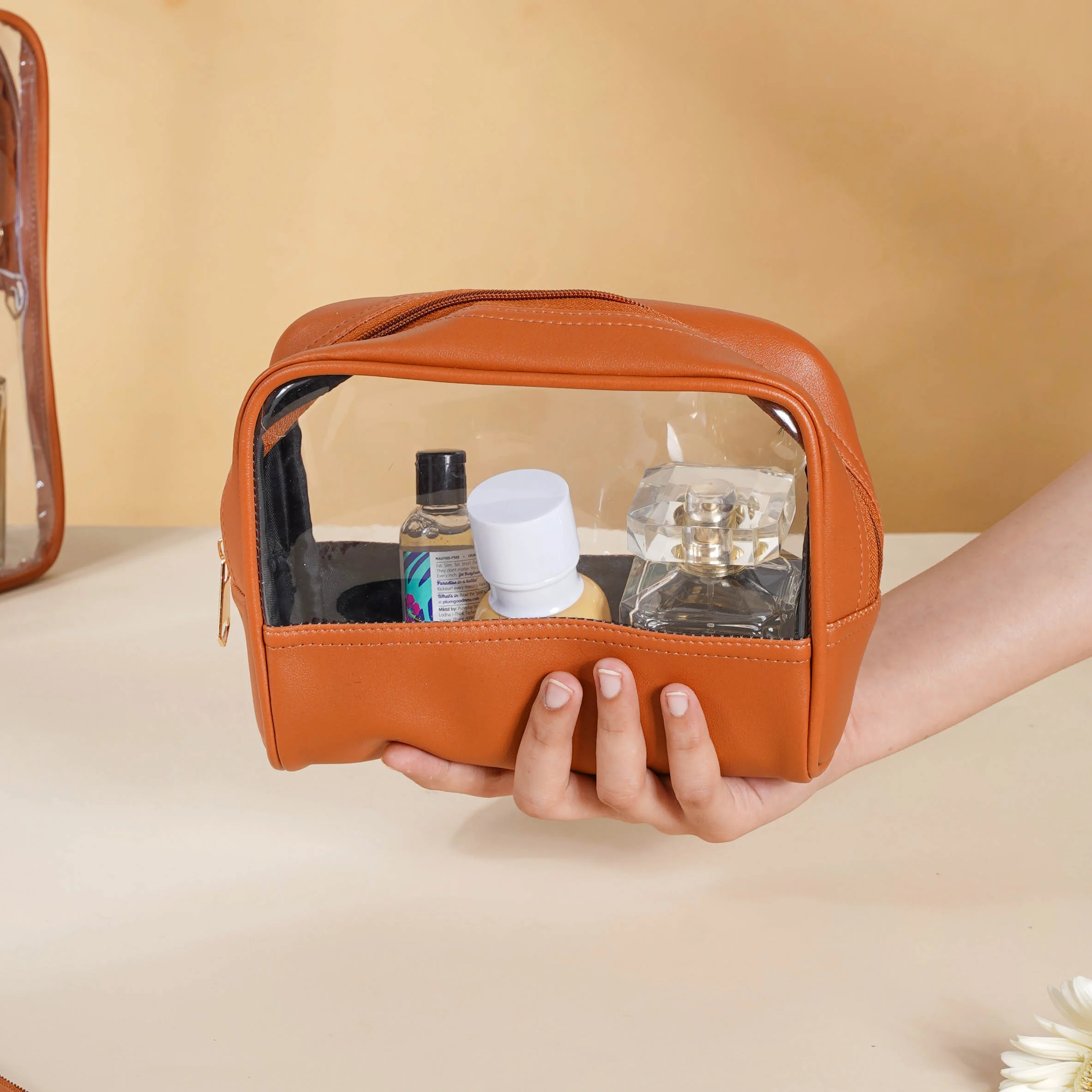 Brown Travel Kit Set of 4 - Image 5