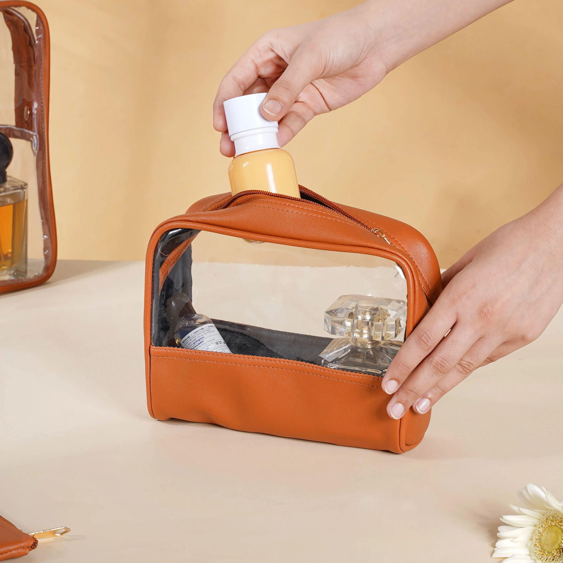 Brown Travel Kit Set of 4 - Image 8