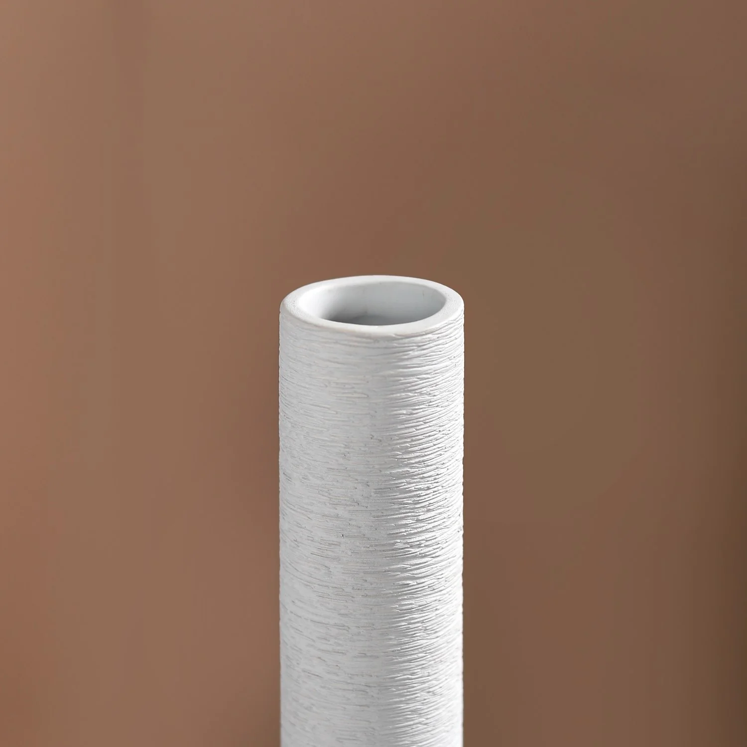 Brushed Texture Scandinavian Vase Grey - Image 8