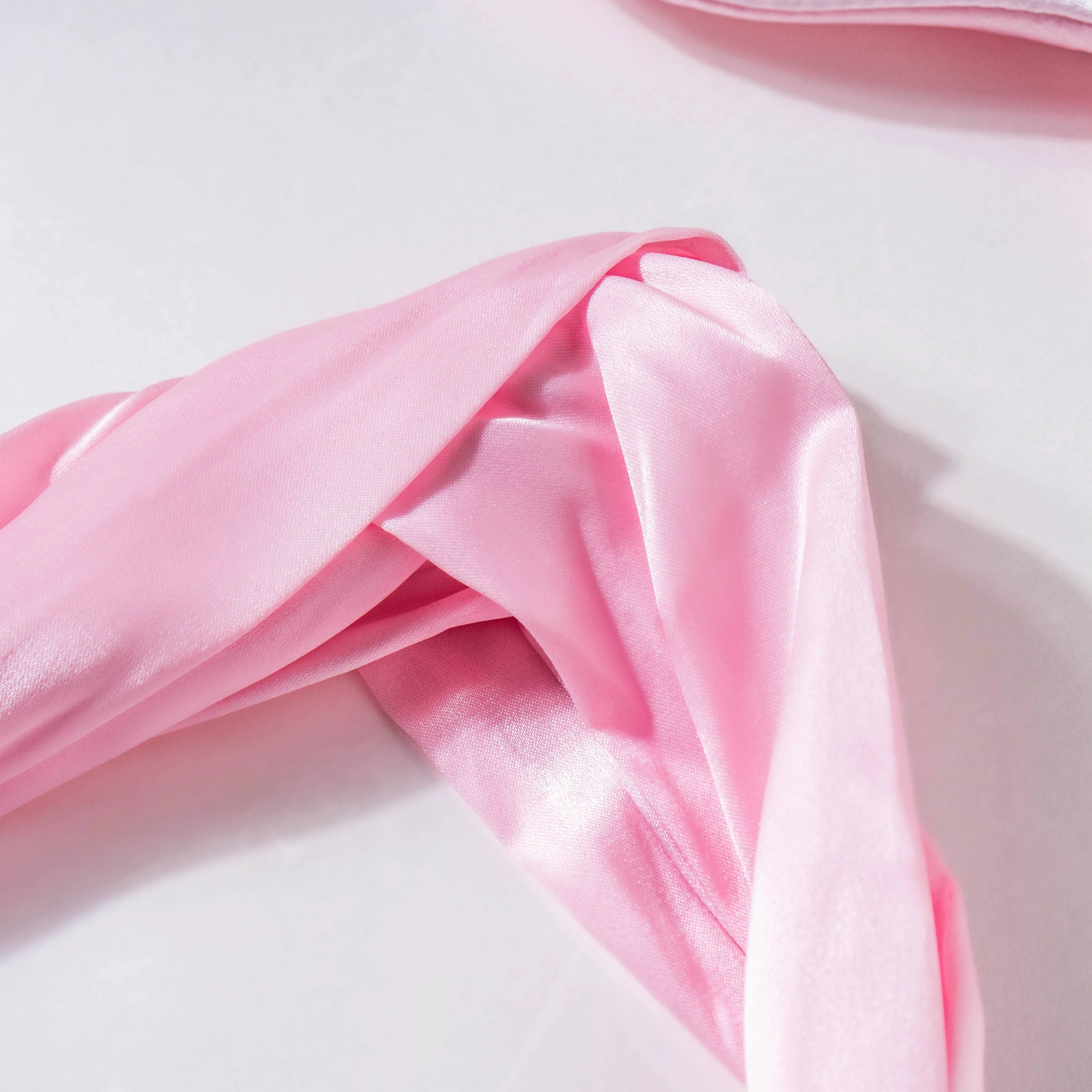 Bubblegum Pink Satin Sleep Care Set of 4 - Image 11