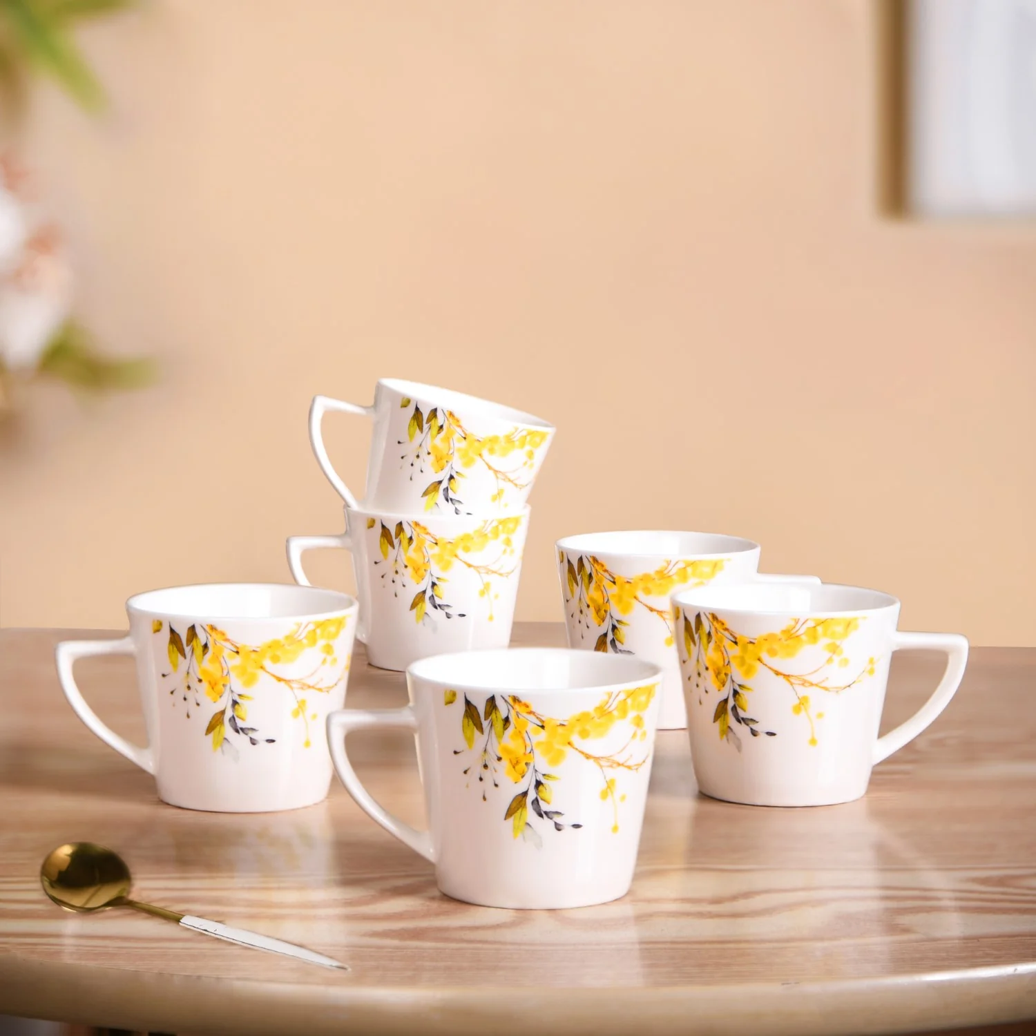 Buttercup Blossom Tea Cup Set Of 6 150ml - Image 2