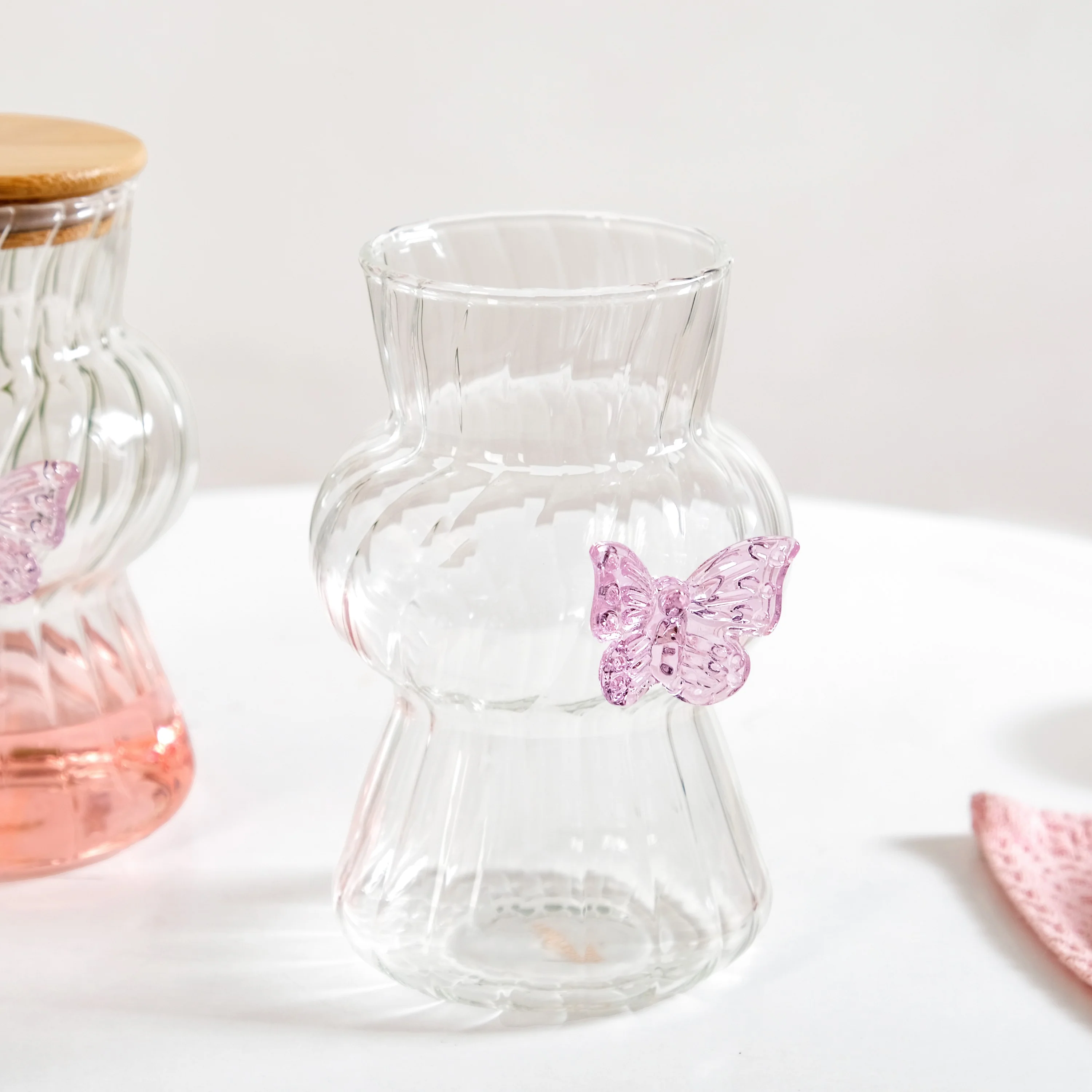 Butterfly Beverage Tumbler Set Of 2 With Straw 500ml - Image 8