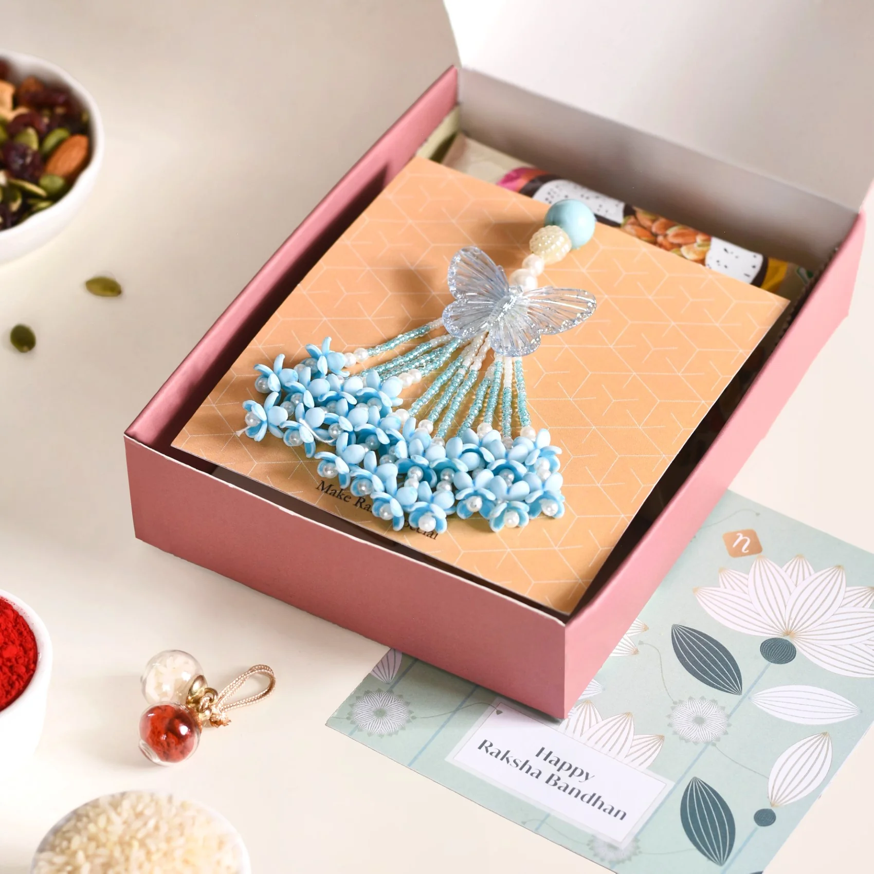 Butterfly Lumba For Sister Set Of 3 With Gift Box And Card - Image 5