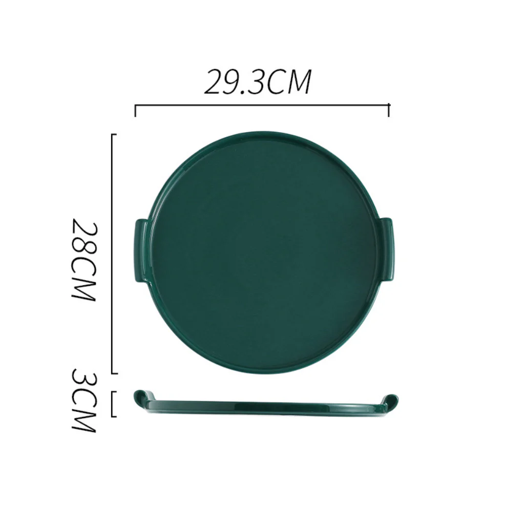 Green Cake Plate With Cover 11.5 Inch - Image 8